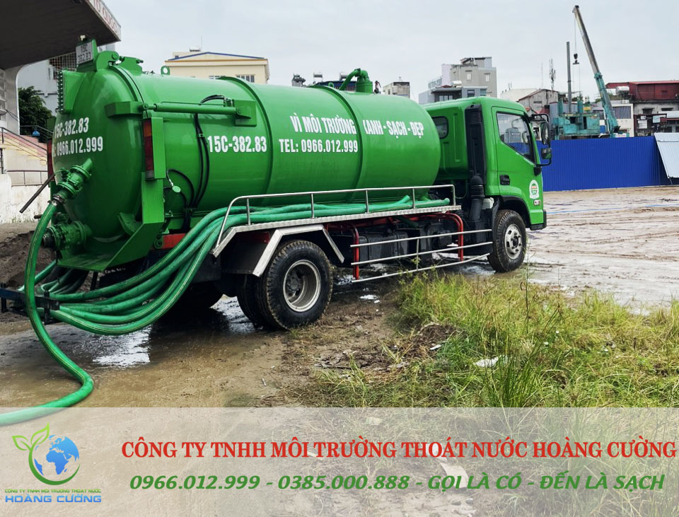 hút bể phốt cao bằng