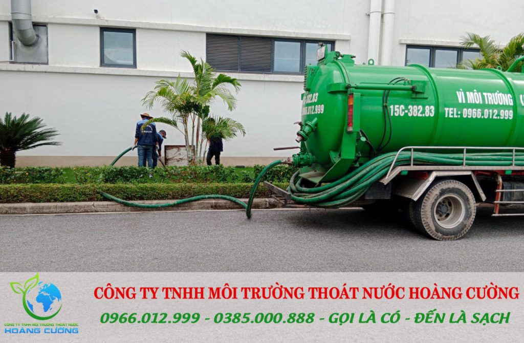 hút bể phốt thái bình