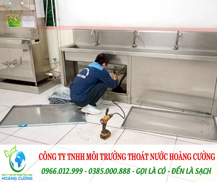 dịch vụ thông tắc cống tại thái bình