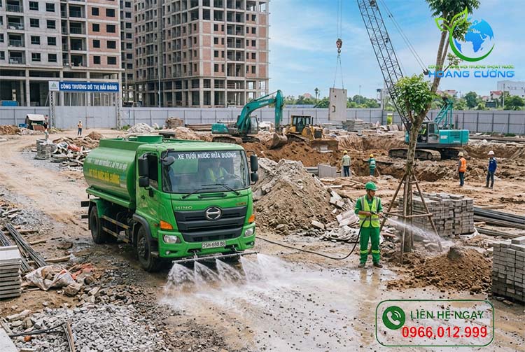 dịch vụ cho thuê xe tưới nước rửa đường tại đồng nai