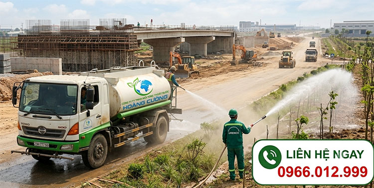 thuê xe tưới nước rửa đường hải phòng