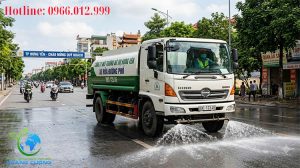 dịch vụ cho thuê xe tưới nước rửa đường tại hưng yên