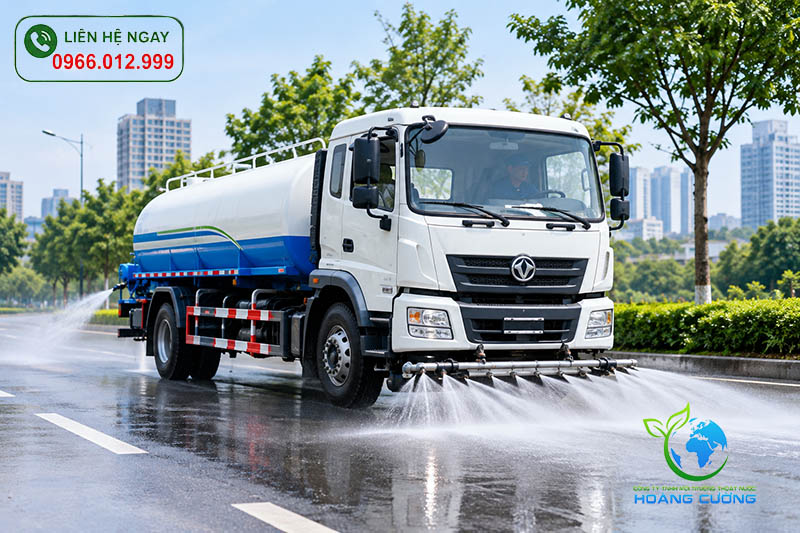 cho thuê xe tưới nước rửa đường tại long an