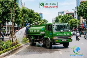 thuê xe tưới nước rửa đường tại tphcm