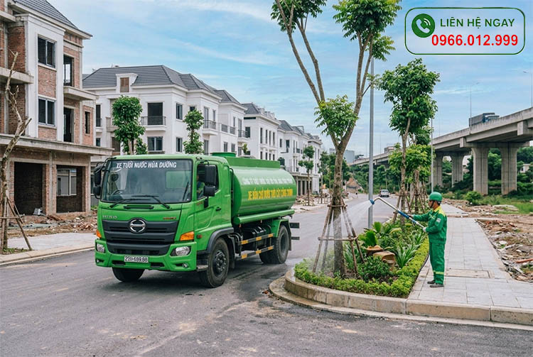 cho thuê xe tưới nước rửa đường tại quảng ninh