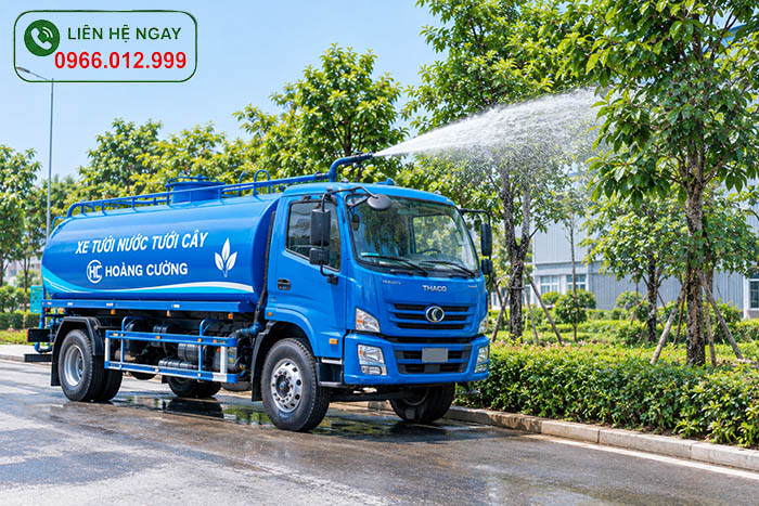 thuê xe tưới nước rửa đường nam định